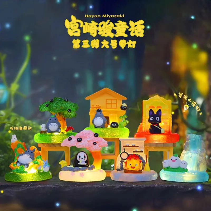 New Miyazaki Hayao Fairy Tale Third Play Blind Box Lamp Desktop