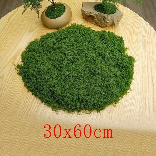 Green Fake Moss DIY Crafts Grass Artificial Moss Faux Preserved Moss