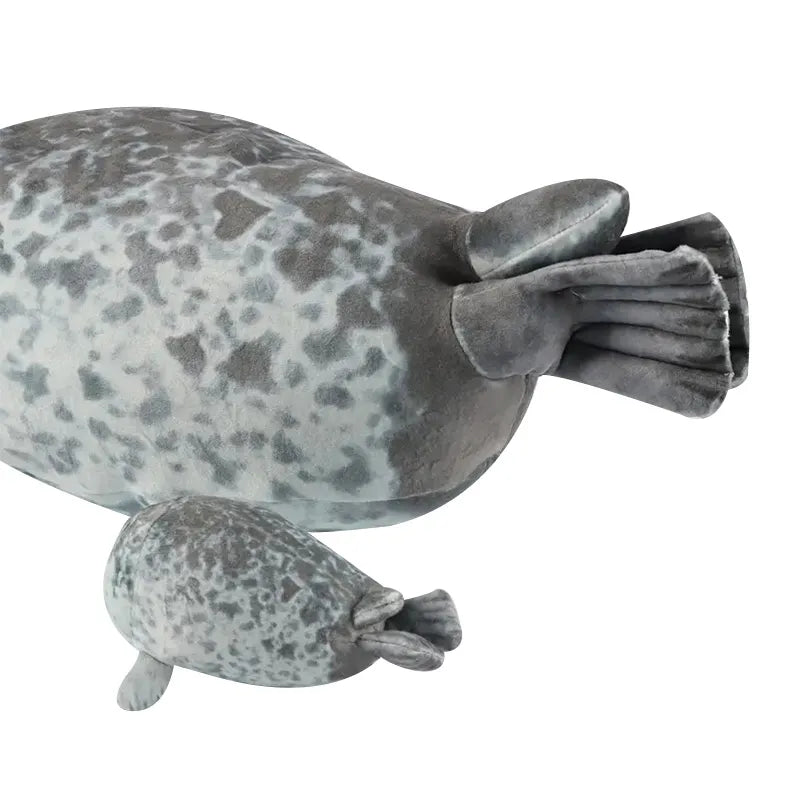 40cm Mother and son Seal five-piece plush toy Seal zipper toy for boys