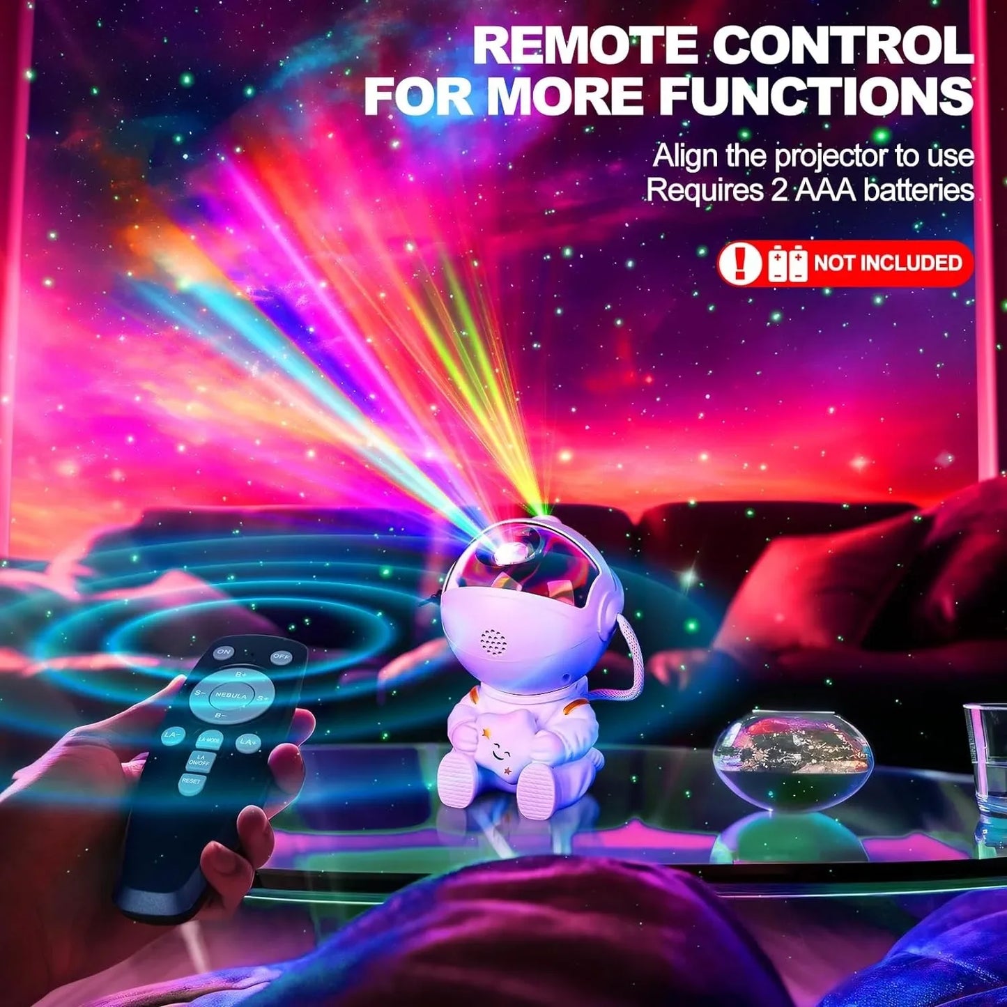 Galaxy Star Astronaut Projector LED Night Light Starry Sky Porjectors