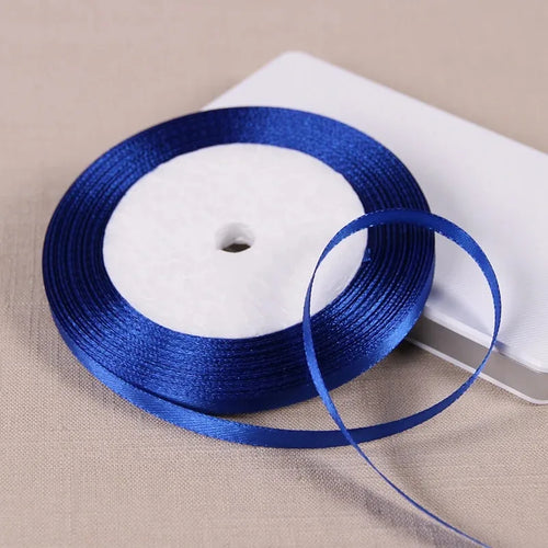 25Yards 6mm Silk Satin Ribbons for Crafts Bow Handmade accessories for