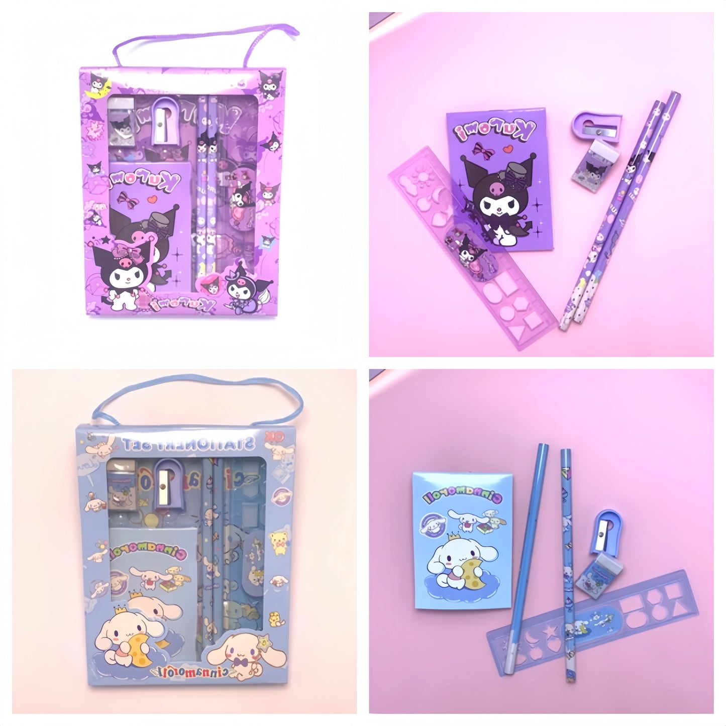 Sanrio Hello Kitty My Melody Kuromi Cinnamoroll stationery gift box