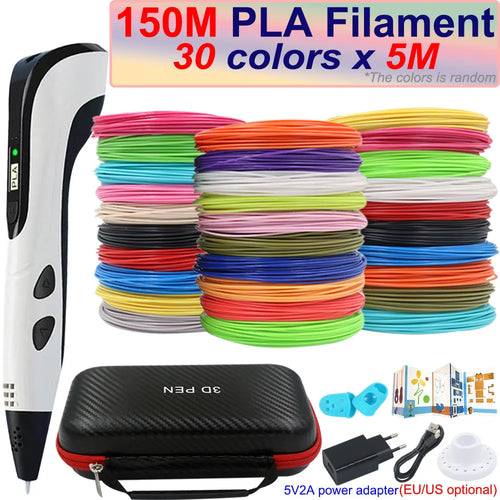 New Children's 3D Pen 3D Printing Pen with LCD Screen 200M PLA and