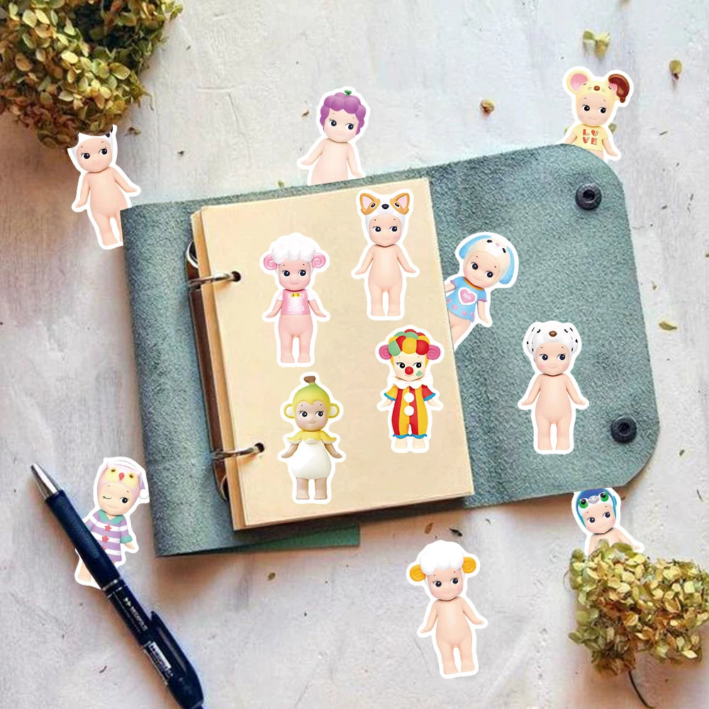 50PCS Sonny Angle Dolls Stickers Waterproof Sticker Classic Toys DIY