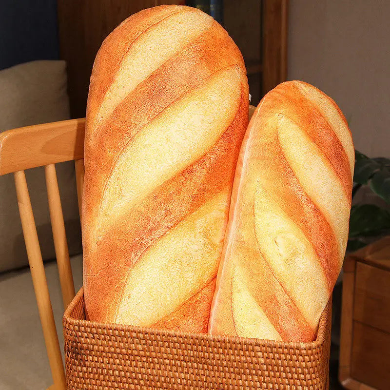 French Bread Plush Pillow Stuffed Printing Images Food Plushie Peluche