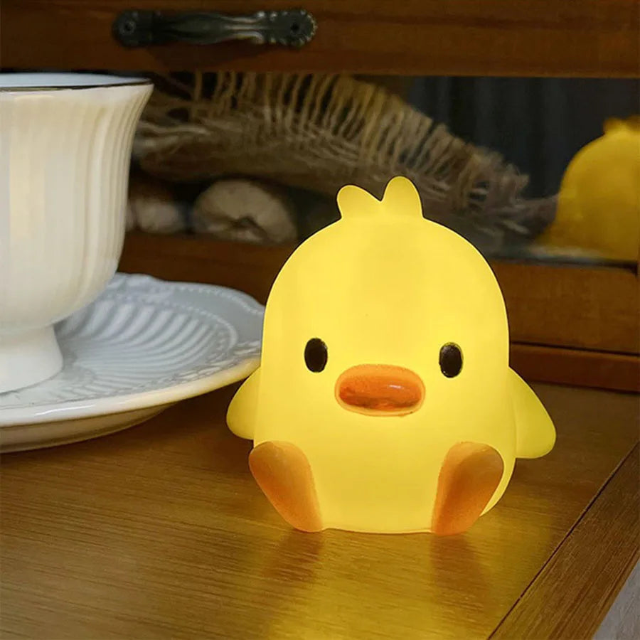 Duck Night Light Bedroom Decoration Cute Cartoon Animal Night Light