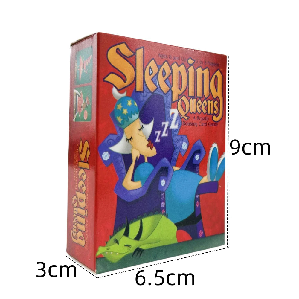 Full English Sleeping Queens Board Game Card Family Gift Wake Up Queen