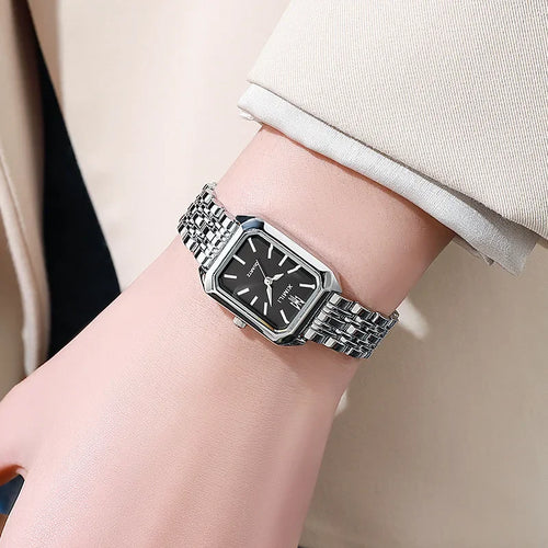 2025 Hot Brand Stainless Steel Strap Watch Women Luxury Gift Quartz