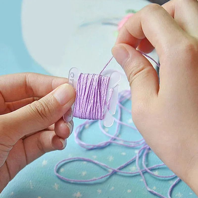 Thread Organizer Embroidery Thread Holder Floss Craft Bobbin Cross
