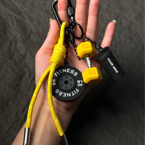 Fitness Keychain for Gym Lovers Premium Gift Sports Enthusiasts