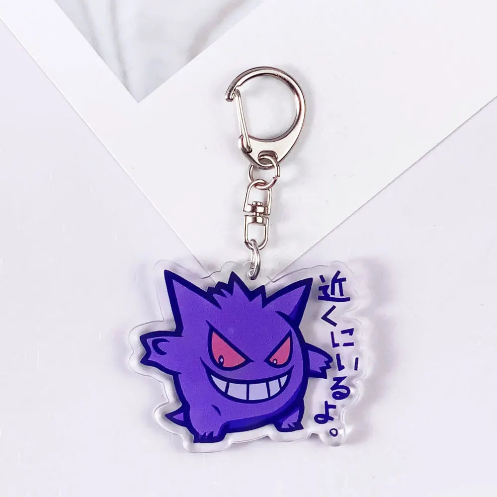 Pokémon Pikachu Cute Acrylic Keychain Accessories Pikachu Charizard