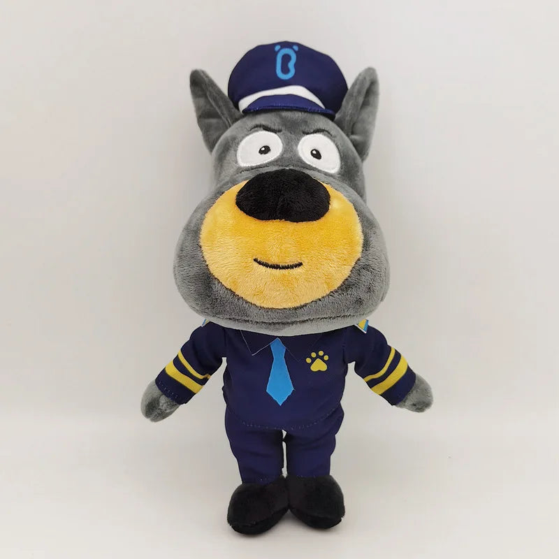 Hot Sheriff Labrador Dog Plush Toy Security Sergeant Labrador Wolf Dog
