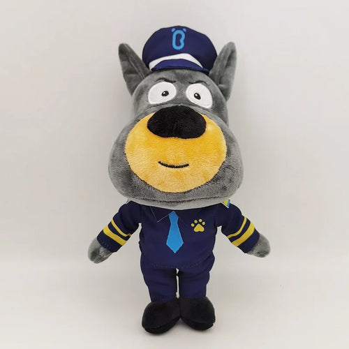 Hot Sheriff Labrador Dog Plush Toy Security Sergeant Labrador Wolf Dog