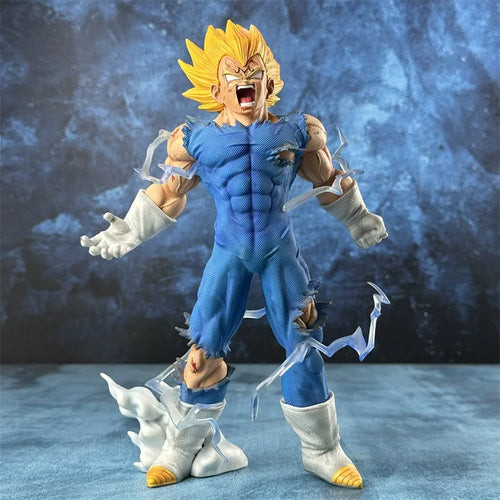 27cm Dragon Ball Z Majin Vegeta Anime Figure Self-destruct Super
