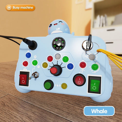 Children's Puzzle Busy Board Early Education Toys Buttons Switches