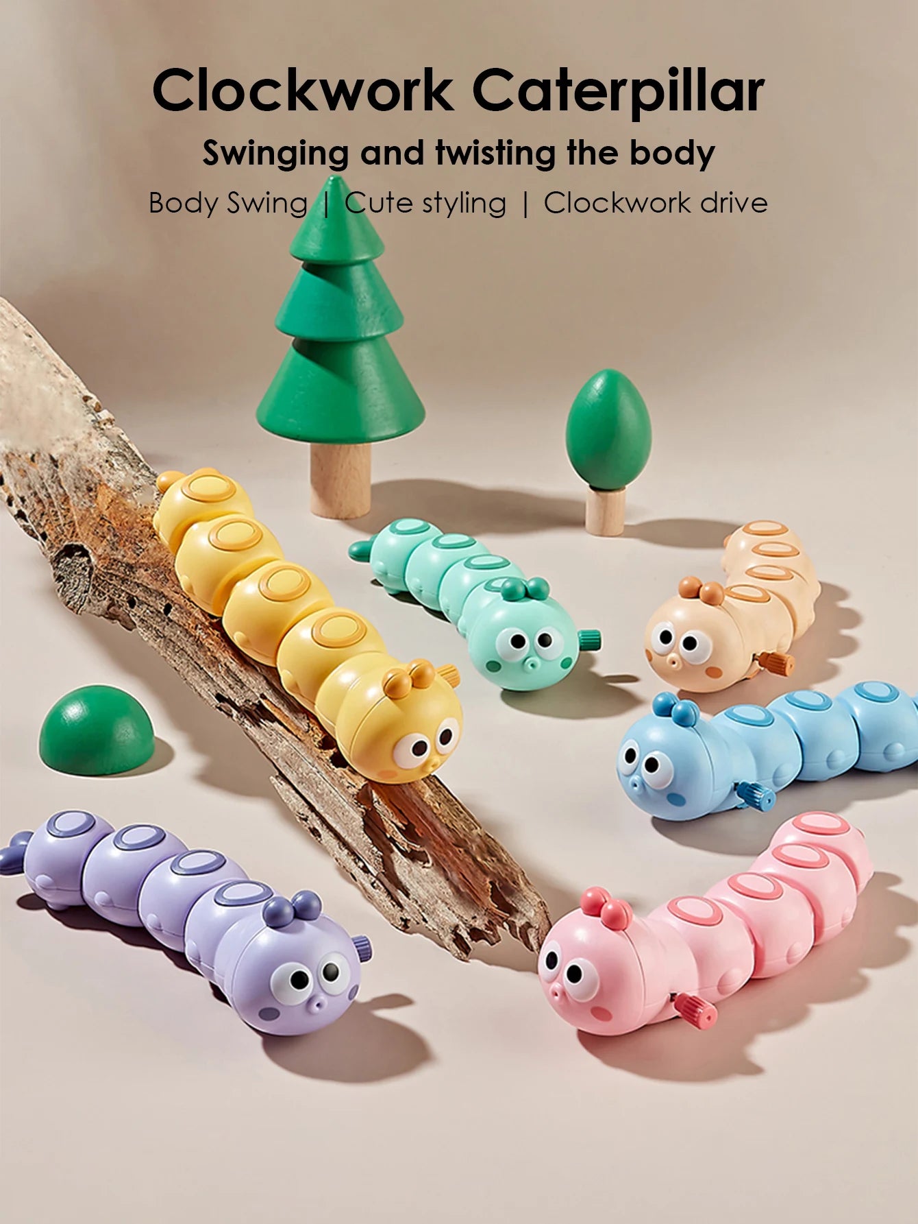 1pcs Cute and Fun Chained Caterpillar Toys for kids Crawling toy,Toy