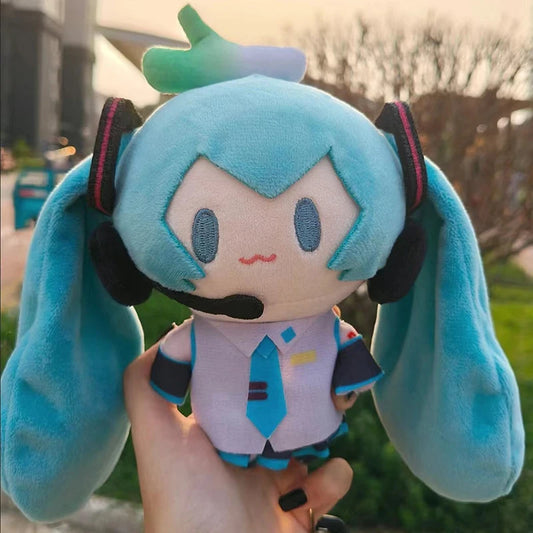 15cm Hatsune Miku Kawaii Q Version Figure Plush Doll Anime Peripheral