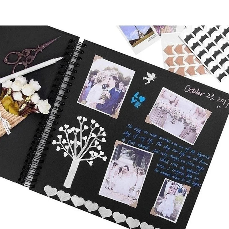 Handmade Scrapbook, DIY Album, Travel Wedding Gift Scrapbook, Memorial