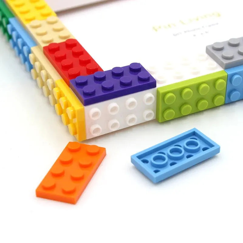 DIY Clourful Building Blocks Photo Frame For Home Decoration Creative