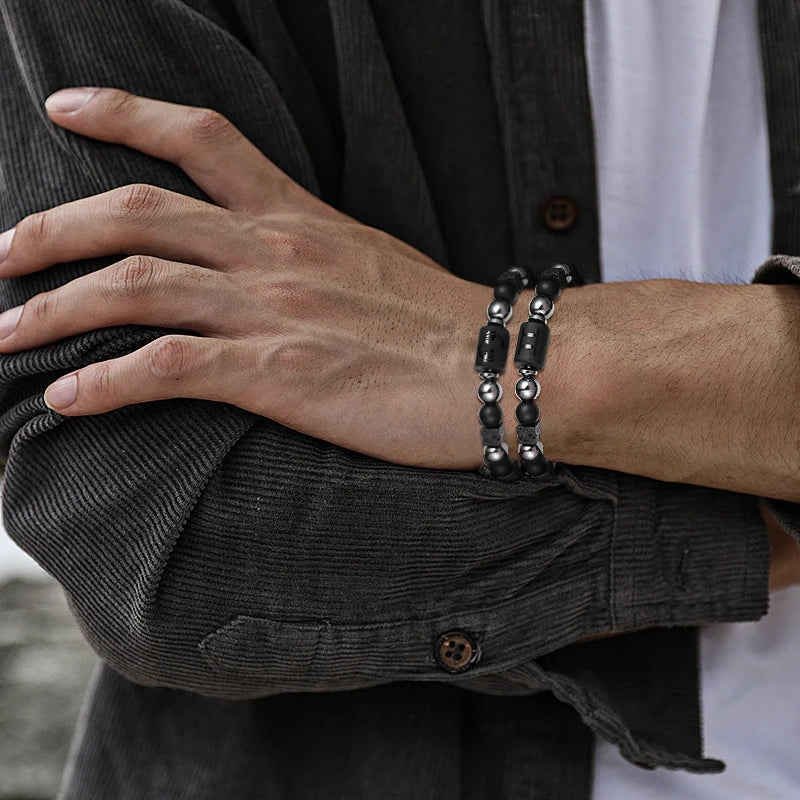 12 Constellation Zodiac Bracele Signs Beads Couples Bracelet Square