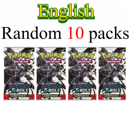 10 Pokémon Card Packs, Bright Stars,151 Prismatic Evolutions,PALDEAN