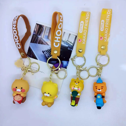 Choonsik Keychains Kuka Silicone Figurines Car Key Chains Bags