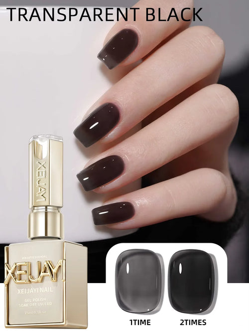 15ML transparent pink gel nail polish long-lasting nail polish gel