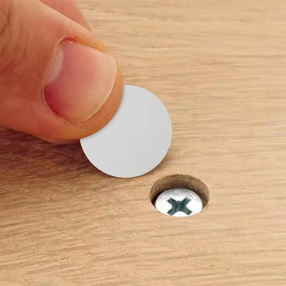 54Pcs/Set Wooden Furniture Self Adhesive Screw Cap Cover Hole Stickers