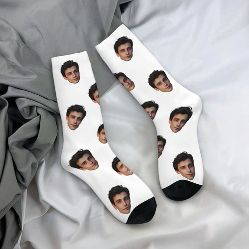 Customized face-shaped socks  Unisex customized socks  Personalized