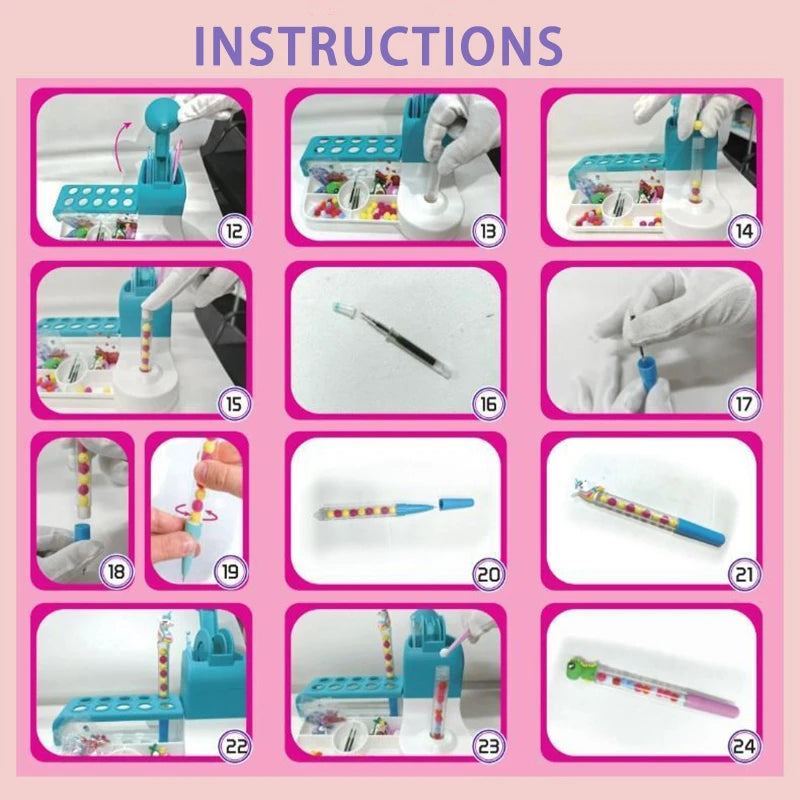 Kids DIY Pen Creator Studio Set - Educational Toy for Children to Make