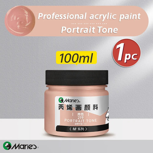 Marie's Art Acrylic Paint,3.38oz/100ml,Rich Pigmented,Painting for