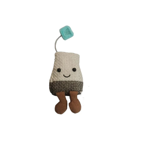 Limited Edition Tea Bag Cartoon Doll Cat Dog Interactive Toy Birthday