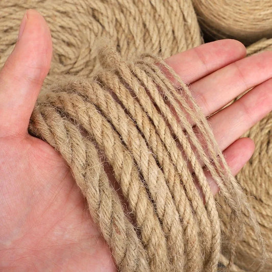 Natural Vintage Jute Rope Twine Christmas Crafts Jute Cord Thread