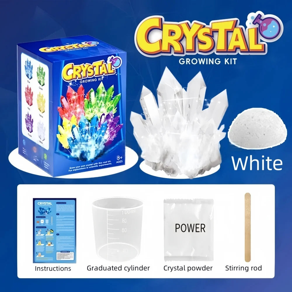 Crystal Growing Model, Science Kit, A Variety of Colors of Crystal