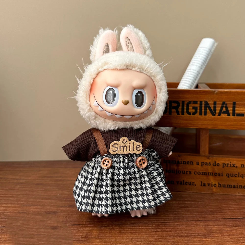 Plush Doll Multiple Styles Clothing Set For Labubu Outfit Accessories