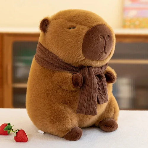 25-30CM Hot Plush Stuffed Doll Cute Scarf Pufferfish Plush Kawaii
