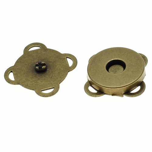 10 Pcs/Pack Metal Magnetic Snap Fasteners Clasps Buttons Handbag Purse
