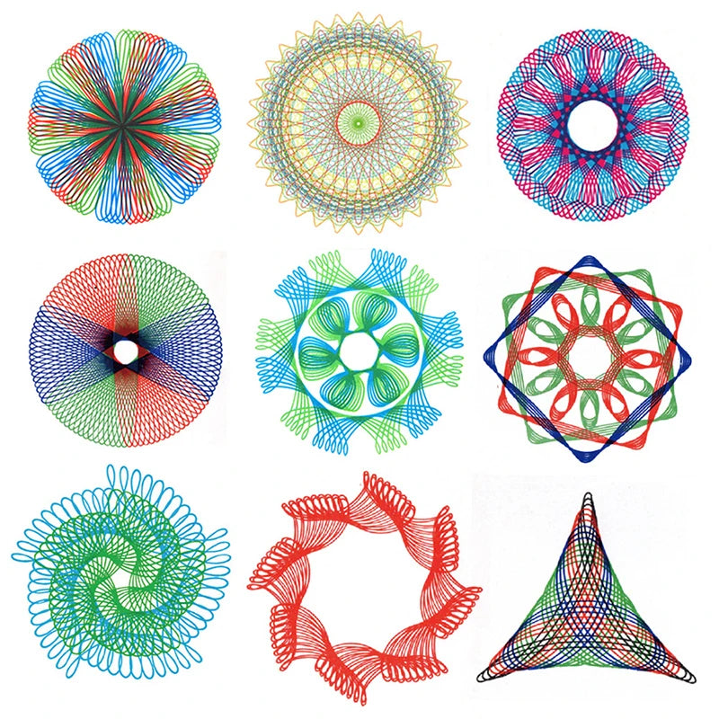 22pcs Spirograph Spiral Art Drawing Kit The Classic Way to Make