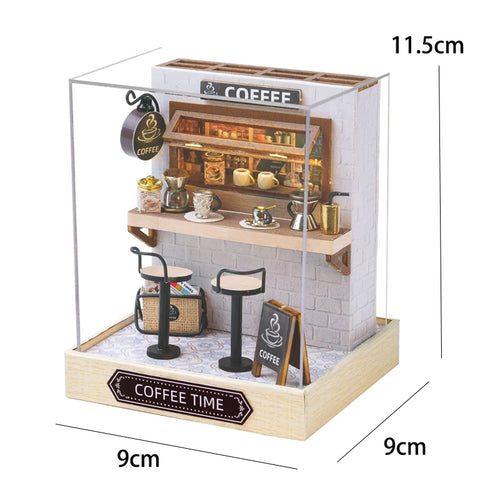 Kitten Mini Doll House 3D Puzzle Assembly Model Building Kit Creative