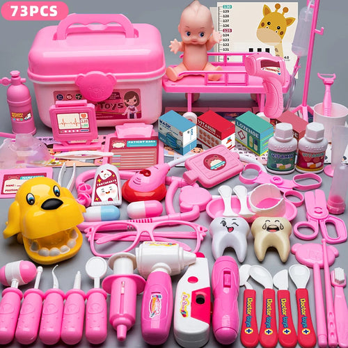 Children Doctor Play Set Simulation Nurse Toy Doctor Accessories for