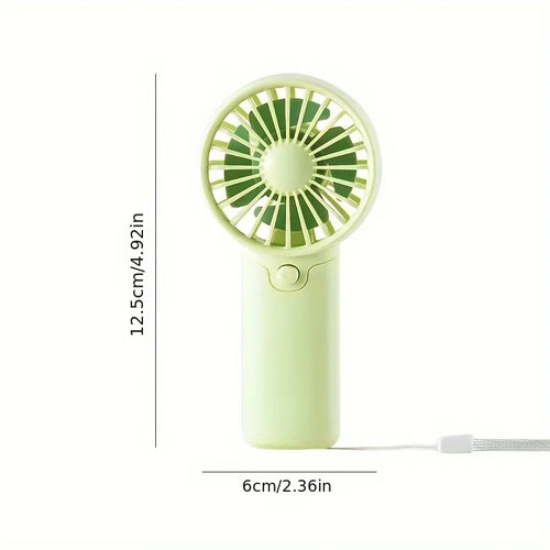 2025 Cute Mini Fan Portable Handheld Fan Lightweight Handy Fan Pocket