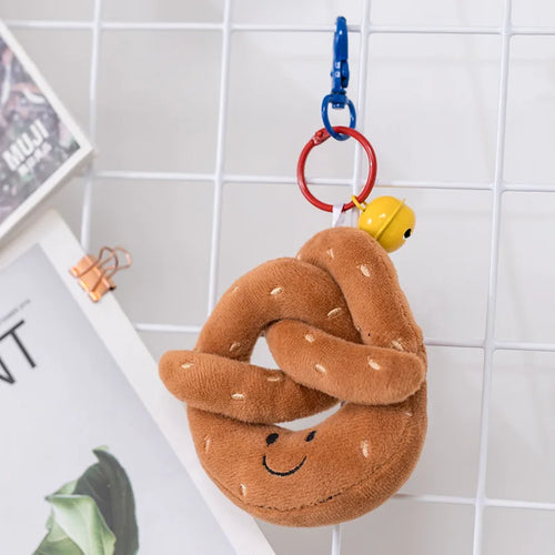 New Cartoon Egg Stuffed Toy Expression Food Bread Toast Series