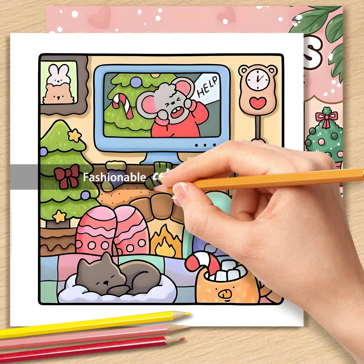 COMFY DAYS Bold-easy Patterns Coloring Book for Adults Horror Drawing