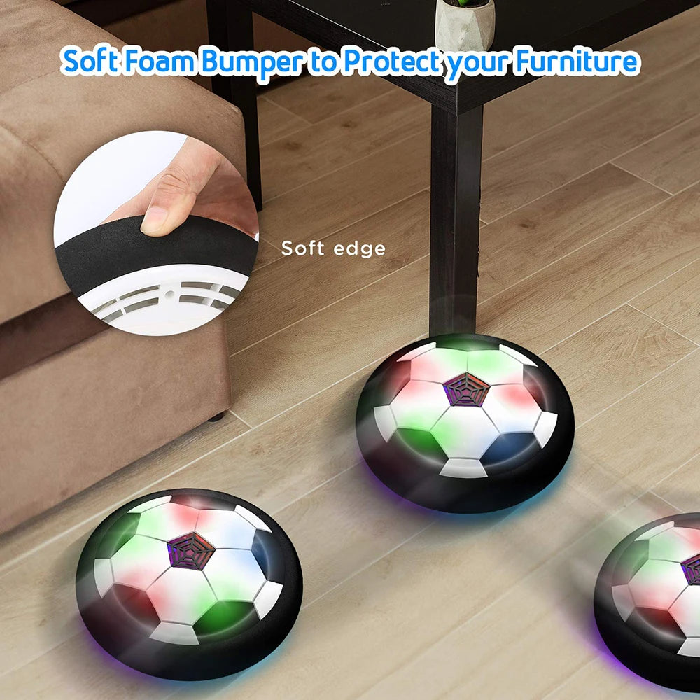LED Hover Soccer Ball Air Power Training Ball Playing Football Indoor