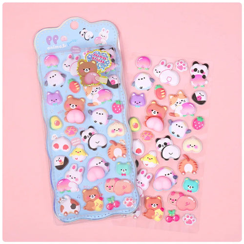 Cute Bunny Stereo Foam Stickers  Self-Adhesive Stickers for