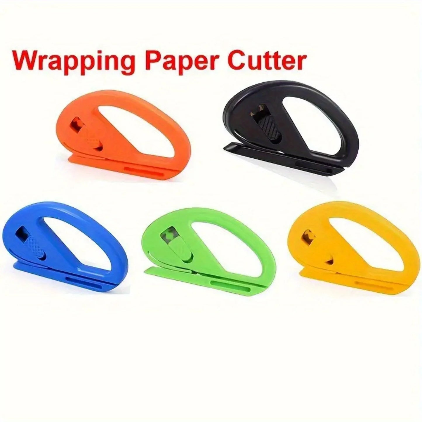 Easy-Glide Wrapping Paper Cutter Safe Razor Blade Design Suitable