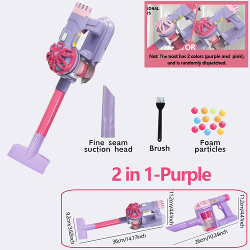 Kids Simulation Electric Vacuum Cleaner Cleaning Set for Toddlers Role