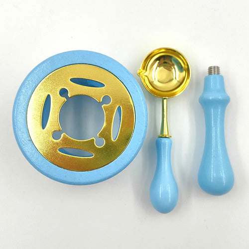 2/3pcs Wax Seal Set Wood Wax Melting Lacquer Furnace With