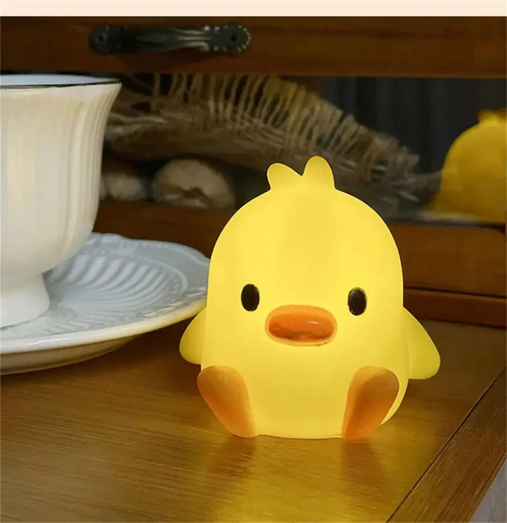 Duck Night Light Bedroom Decoration Cute Cartoon Animal Night Light