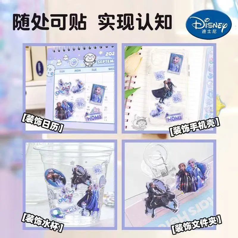 Disney 3D Crystal Decorative Stickers Cartoon Relief Solid Zootopia